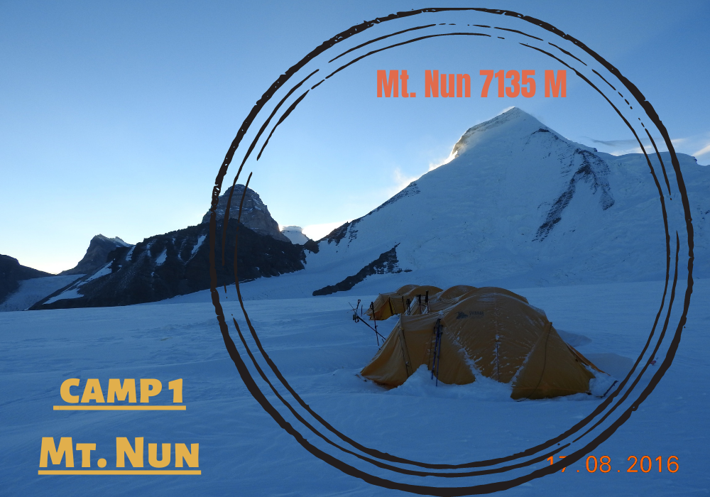 Nun Peak 7135 M  Expedition in ladakh-located in Zanskar region